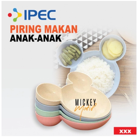 mangkuk piring motif mickey