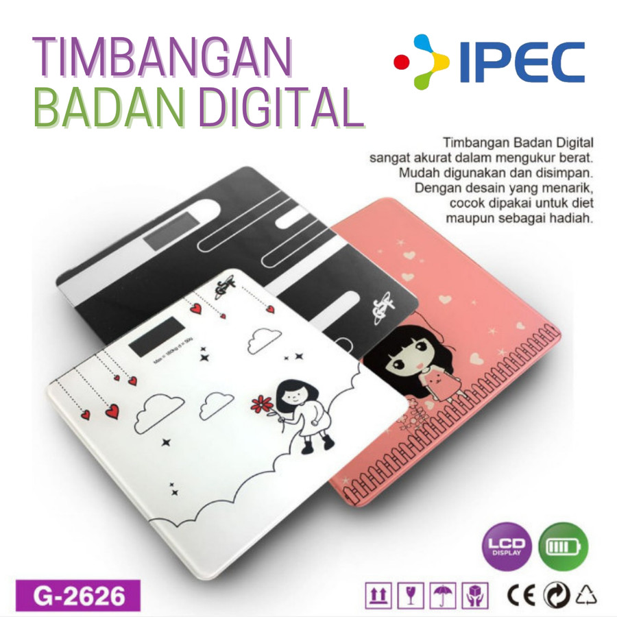 timbangan badan (pink)